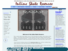 Tablet Screenshot of inlineskateresource.com